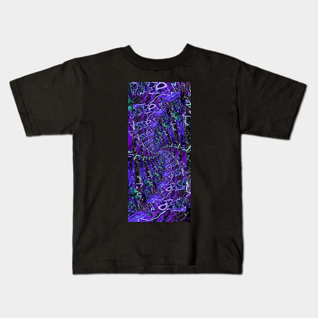 Ultraviolet Dreams 357 Kids T-Shirt by Boogie 72